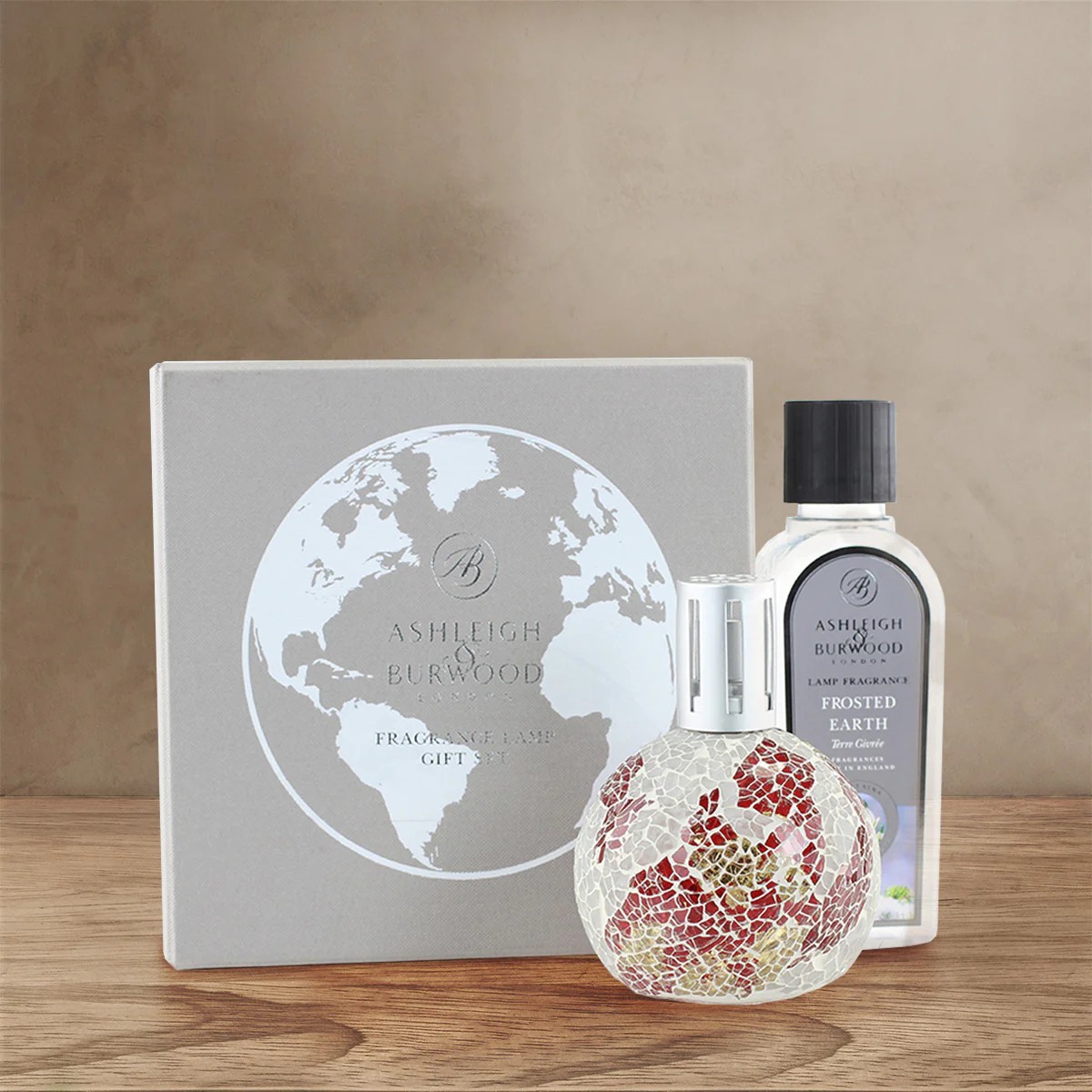 Earths Magma & Frosted Earth Fragrance Lamp Gift Set